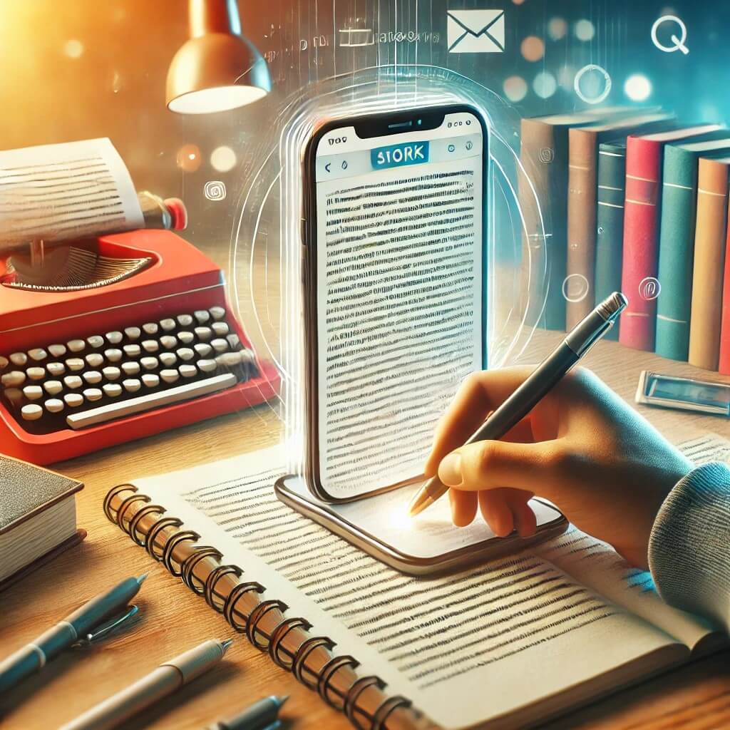Де писати книгу на телефоні