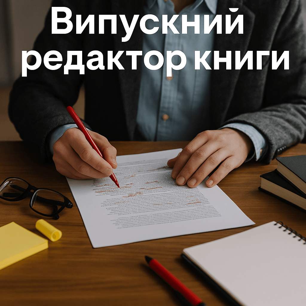 Випускний редактор книги