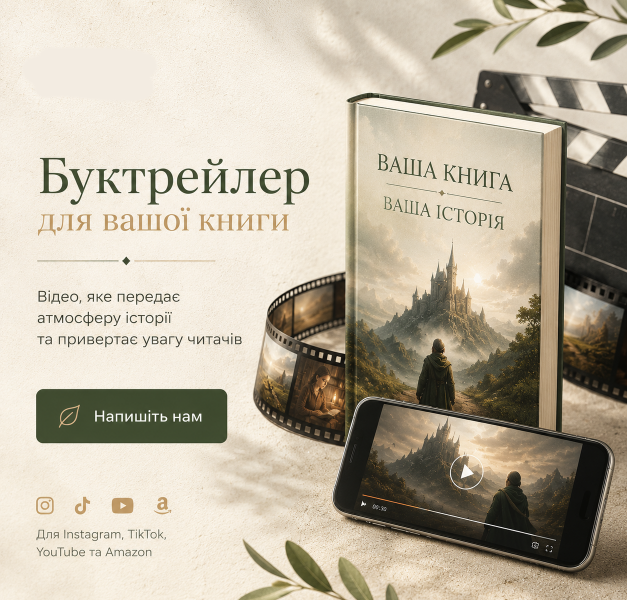 створення буктрейлерів для книг