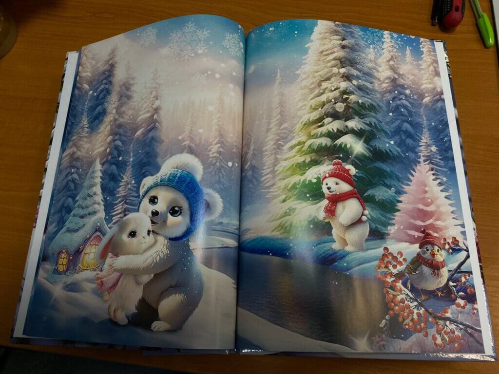 Розгортна книга з індивідуальною висічкою