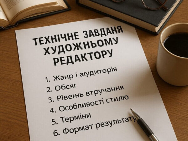 Как дать техническое задание художественному редактору