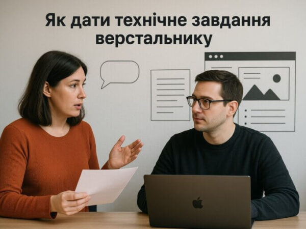 Как дать техническое задание верстальщику