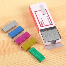 Soft binding with staples